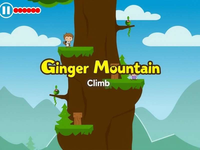 Ginger Mountain Climb Game Screenshot